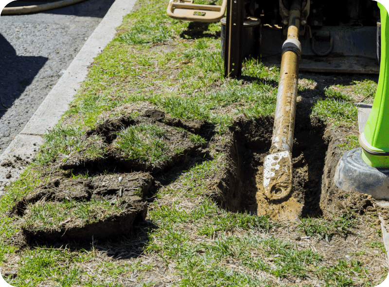 Trenchless Water Line